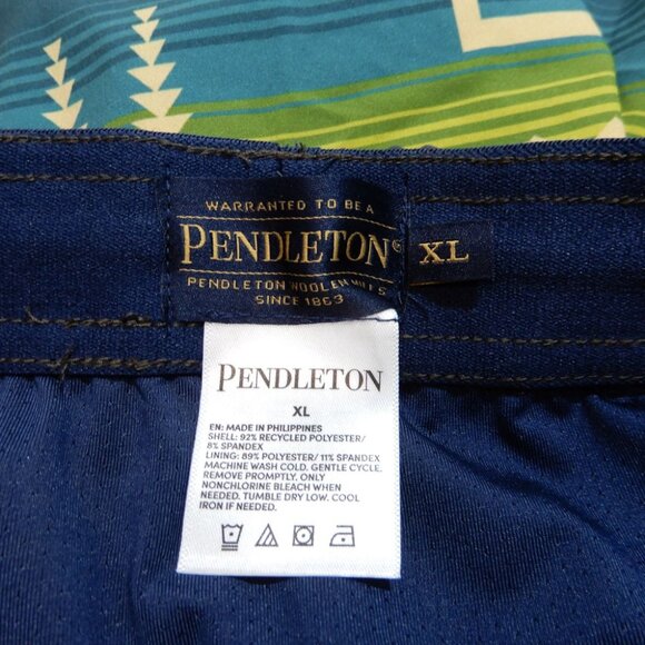 Pendleton Multicolor Patterned Swim Trunks - Picture 7 of 10